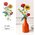 Building Block Bouquet 3D Model Toy Home Decoration Plant Potted Chrysanthemum Rose Flower Assembly Brick Girl Toy Child Gift