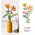 Building Block Bouquet 3D Model Toy Home Decoration Plant Potted Chrysanthemum Rose Flower Assembly Brick Girl Toy Child Gift