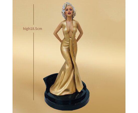 Marilyn Monroe Statue Home Decoration Action Figure Sexy Dress Toys Collection Christmas Gift Doll Cake Decoration Birthday Gift