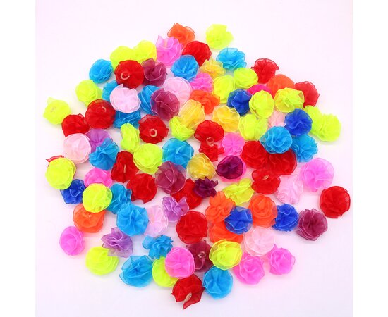 20PCS Cute Handmade Small Puppy Dog Hair Bows Pet Dog Hair Accessories Flower Bows Dog Grooming Bows for Small Dogs Pet Products