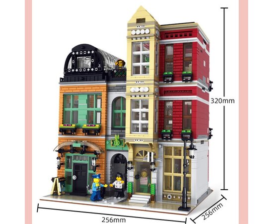 Ideas Street View Architecture Building Blocks Shoe Store Model Bricks Assembly MOC Toys Holiday Gift For Children Adults