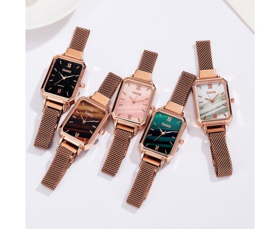 Luxury Brand Diamond Watches for Women Fashion Roman Scale Green Lady Quartz Wristwatch Waterproof Steel Band Bracelet Reloj