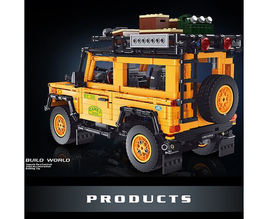 Technical Expert MOC Famous Super Sports Car Building Blocks Speed Off-road Vehicle Model Bricks Birthday Gift Toys For Children