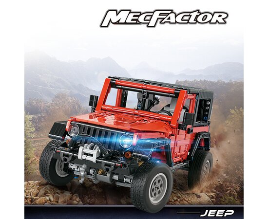 Technical  Famous Super Off-road Car Building Blocks Speed Jeep Static Simulation Model Bricks Toys Birthday Gift For Children