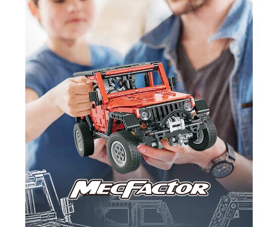 Technical  Famous Super Off-road Car Building Blocks Speed Jeep Static Simulation Model Bricks Toys Birthday Gift For Children