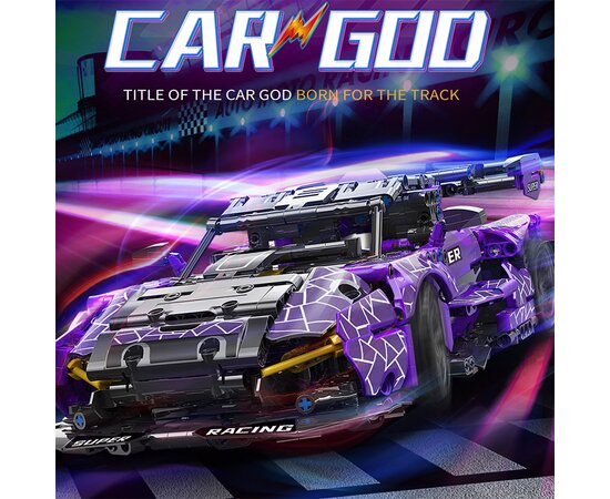 Technical New Concept Supercars Model Building Blocks Difficult Level Adults Challenging Racing Car Bricks Construction Toys